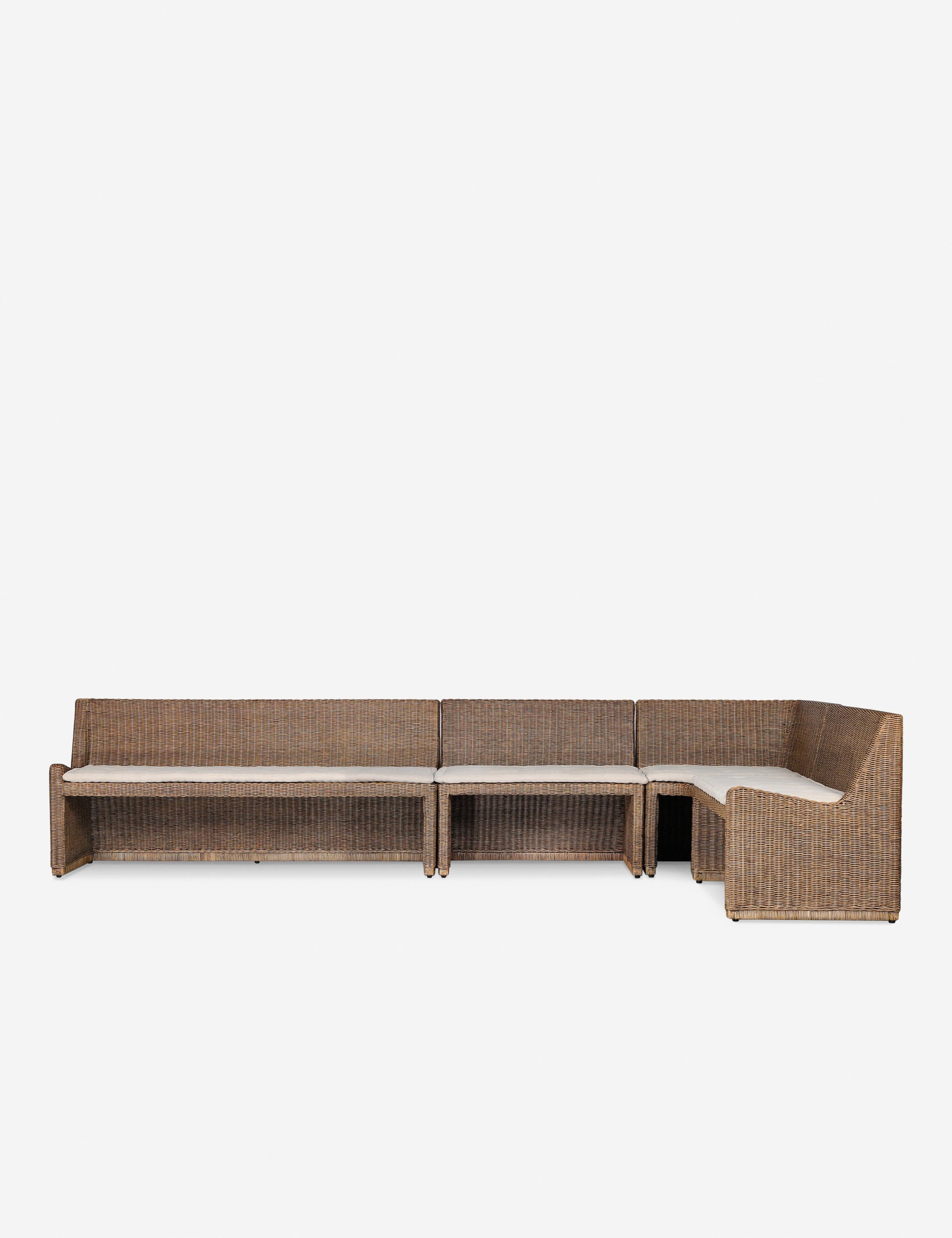 Senna L-Shape Dining Banquette by Amber Lewis x Four Hands
