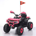 24V Kids Pink Ride On Car With Bluetooth Led Lights Electric Off Road Vehicle Battery Powered Electric Vehicle