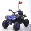 24V Kids Ride On Car With Bluetooth Led Lights Blue Electric Off Road Vehicle Battery Powered Electric Vehicle