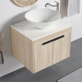 24 30 36 42 Plywood Water Resistant Floating Bathroom Vanity With Ceramic Sink And Soft Closed Door