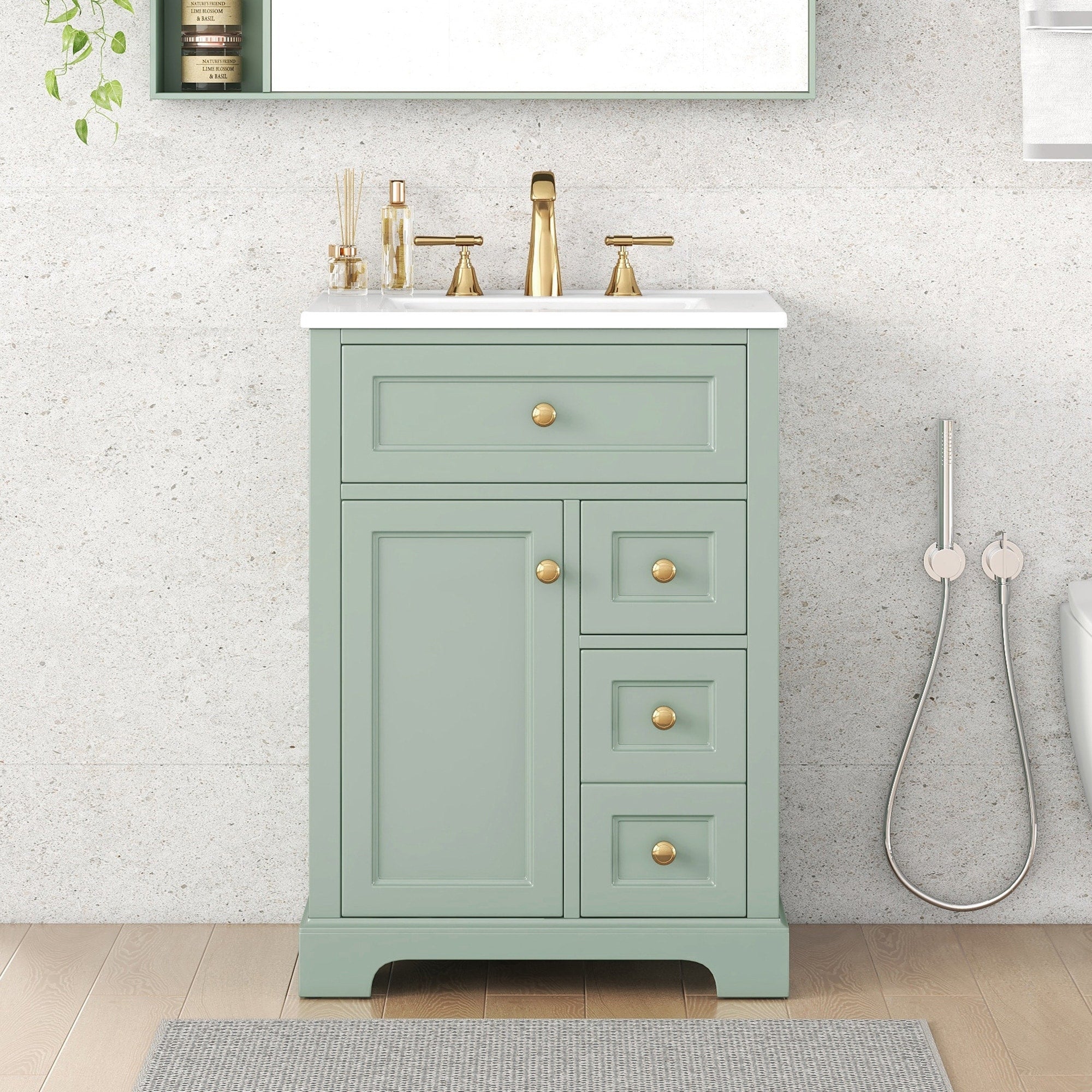 24 Bathroom Vanity With Sink For Small To Medium Bathrooms