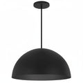 24 Diameter Black Integrated Led Pendant Light 24 W X 24 D X 12 H