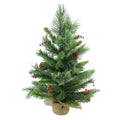 24 Mixed Cashmere Berry Pine Artificial Christmas Tree Unlit