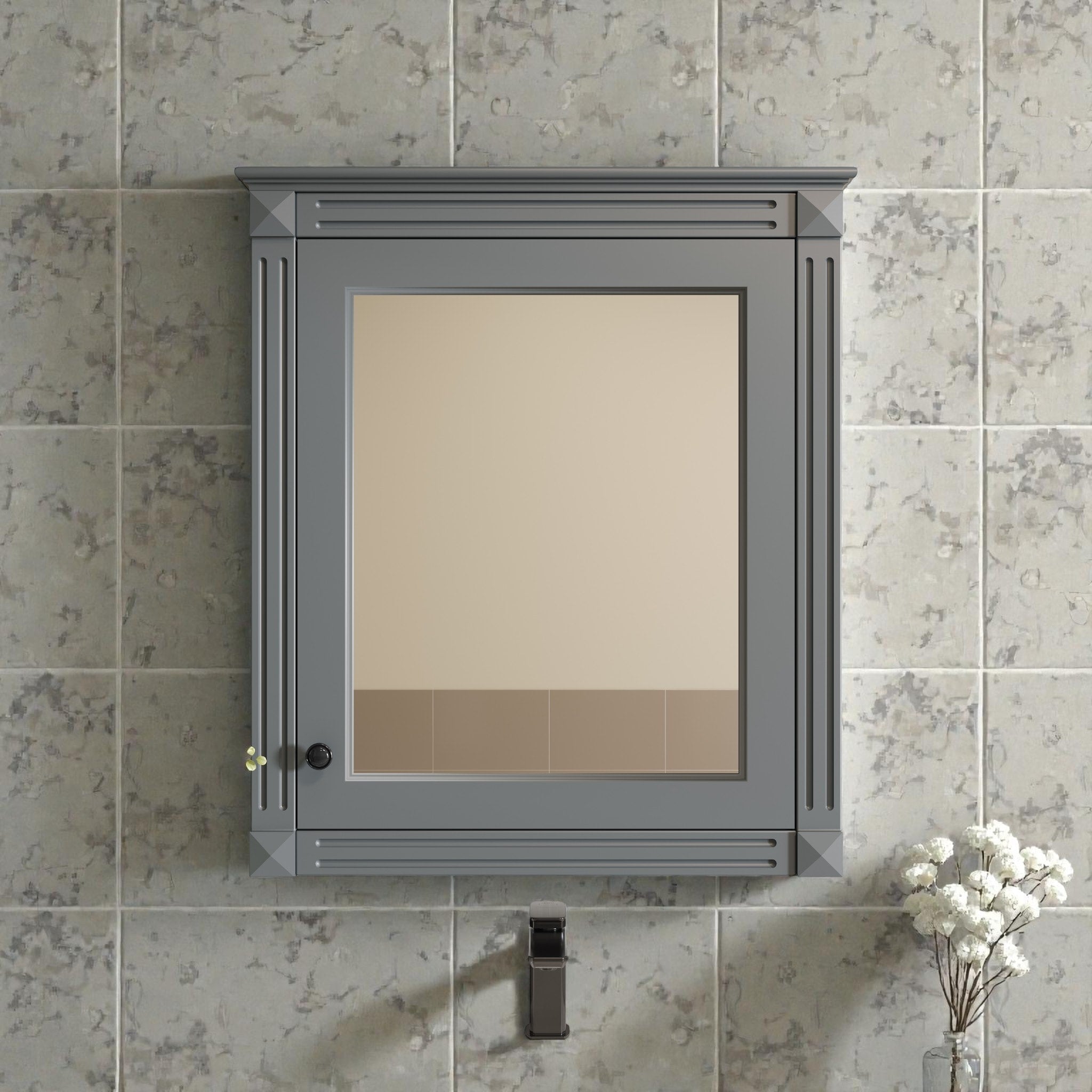 24 Wall Mounted Bathroom Storage Cabinet With Mirror Over The Toilet Space Saver Medicine Cabinet
