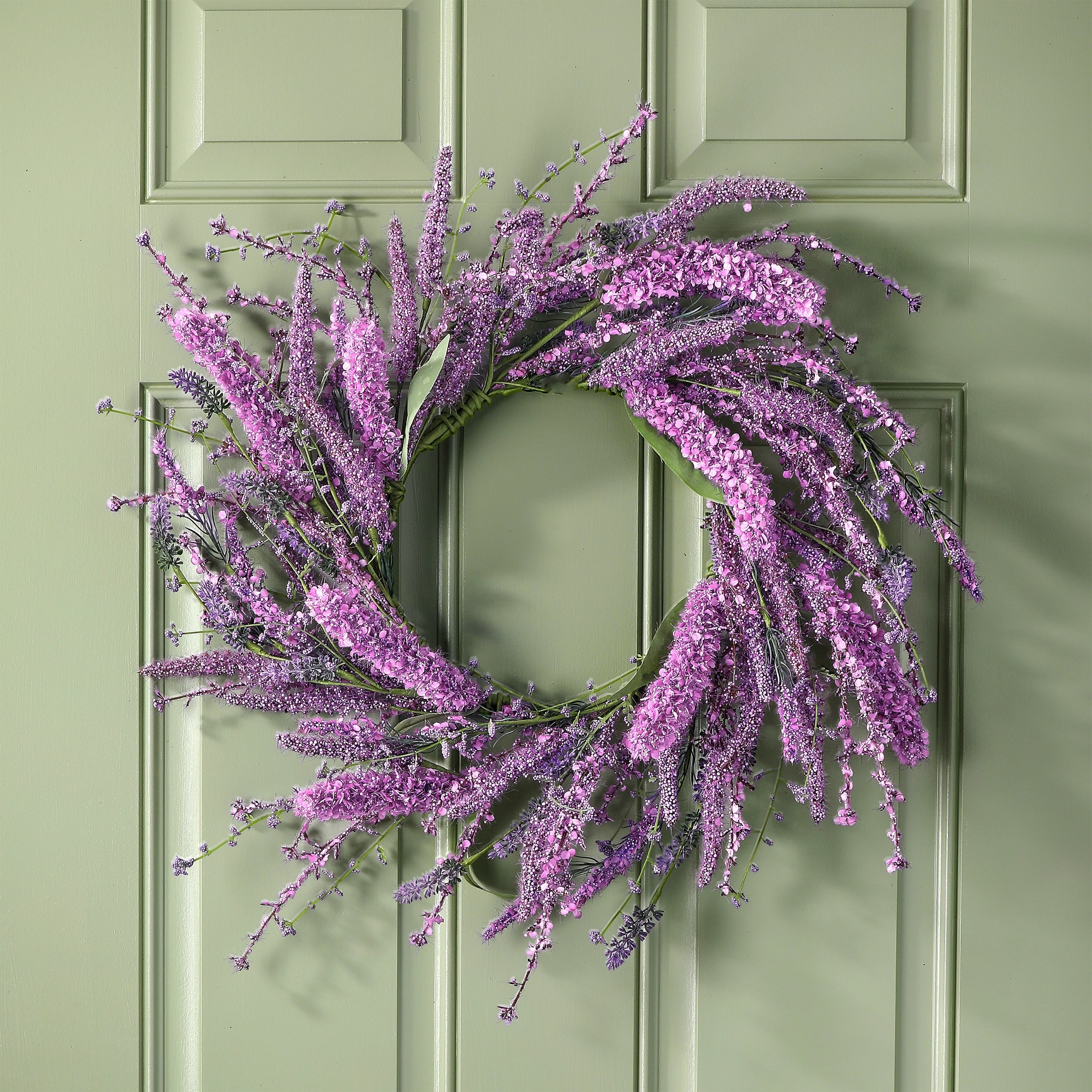 24 Wild Lavender Wreath