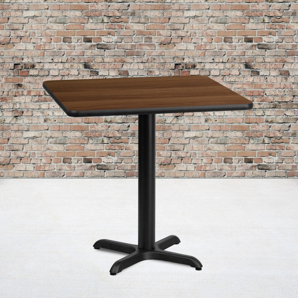24 Inch Square Laminate Table Top With Base