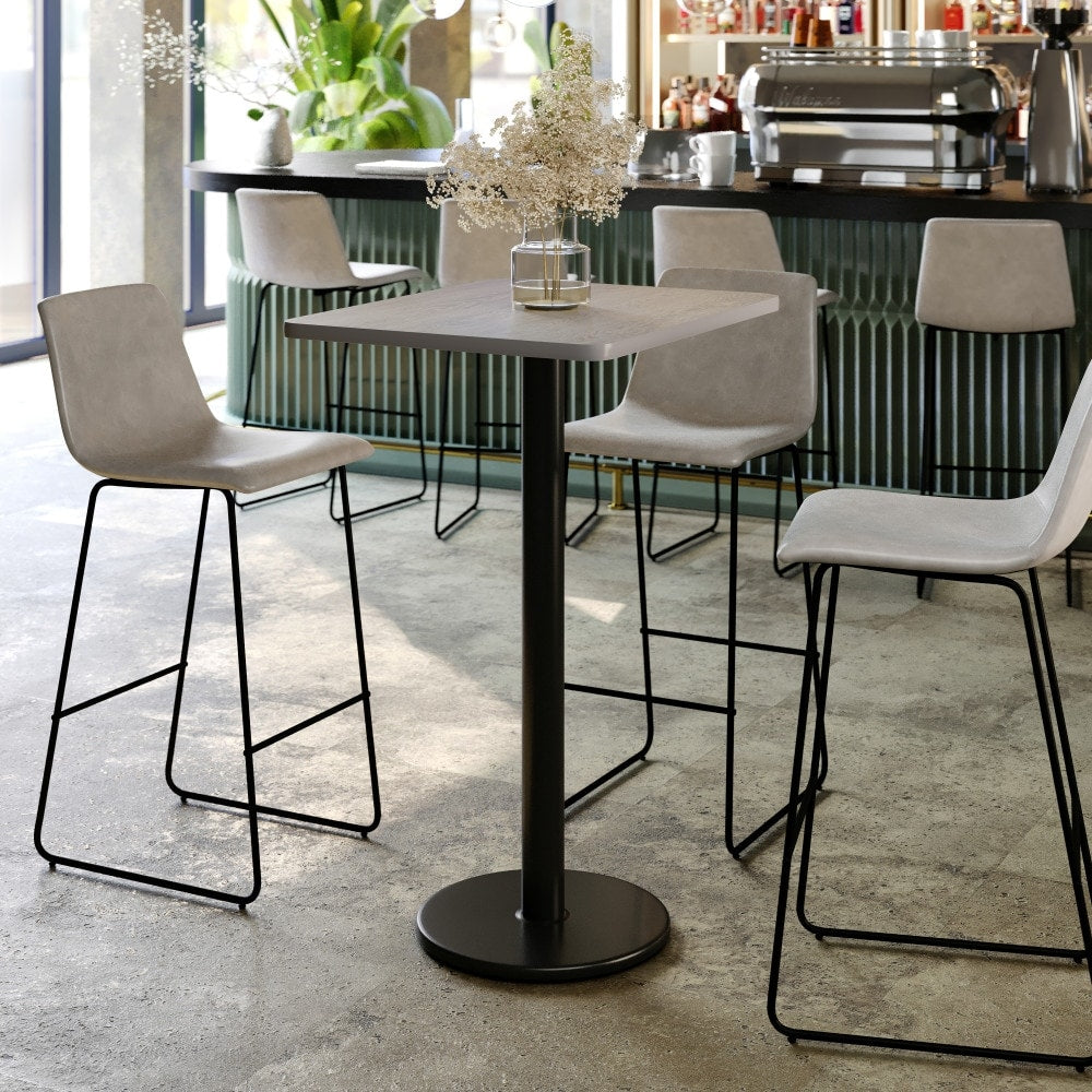 24X30 Inch Rectangular Laminate Table Top With Base