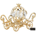 24K Goldplated Matashi Cinderella Pumpkin Coach Made With Genuine Matashi Crystals