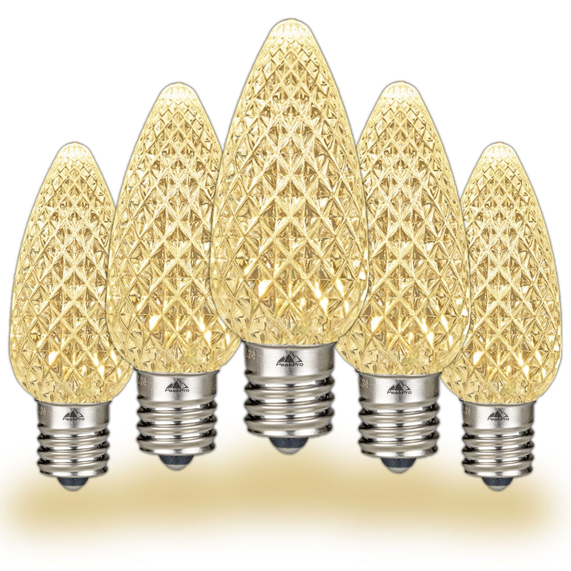 25 Pack C9 Led Outdoor Christmas Replacement Bulbs C9 E17 Base