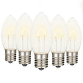 25 Pack C9 Led Outdoor Christmas Replacement Bulbs Warm White C9 E17 Base