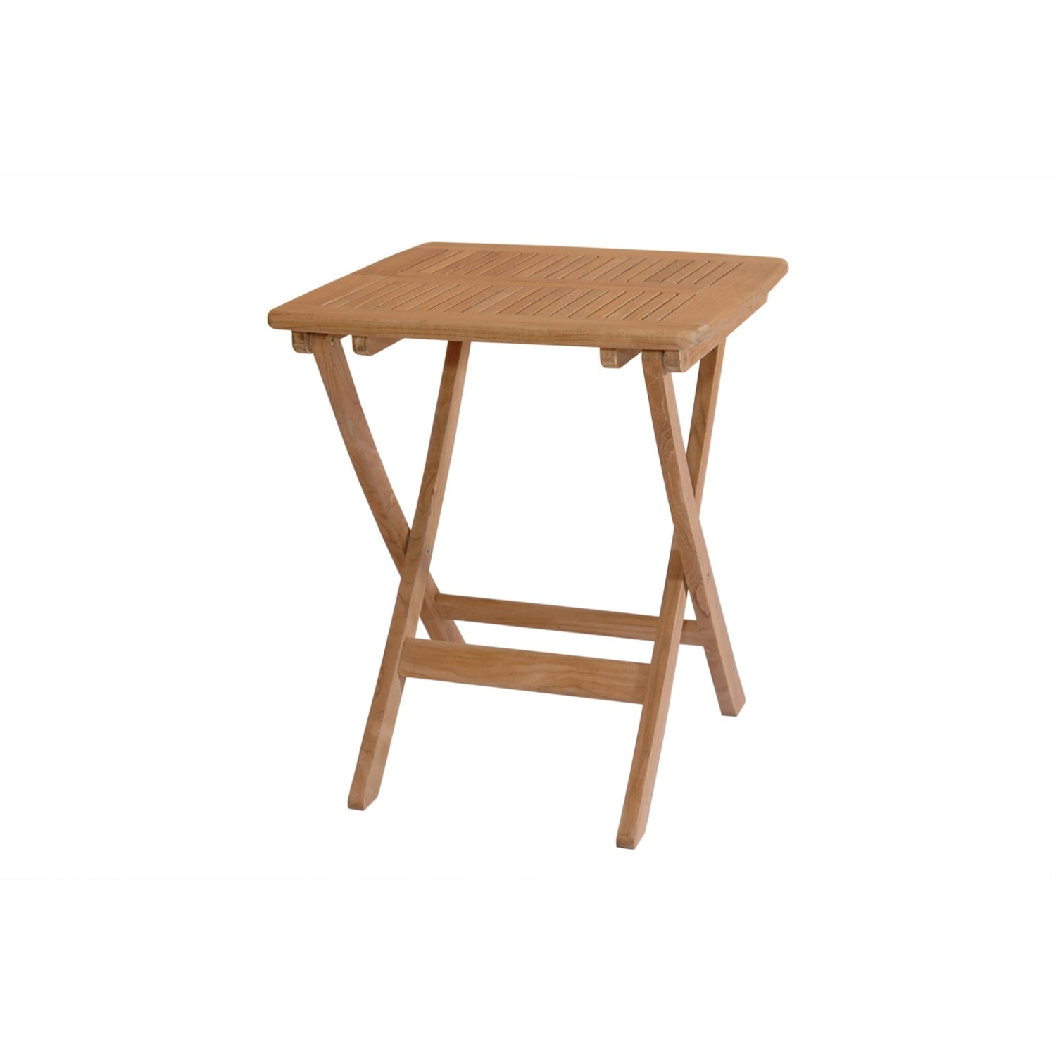 25 In. W Natural Finish Square Shape Wood Frame End Table 8 X 11
