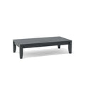 25 In. W White Finish Round Shape Aluminum Frame End Table 8 X 11