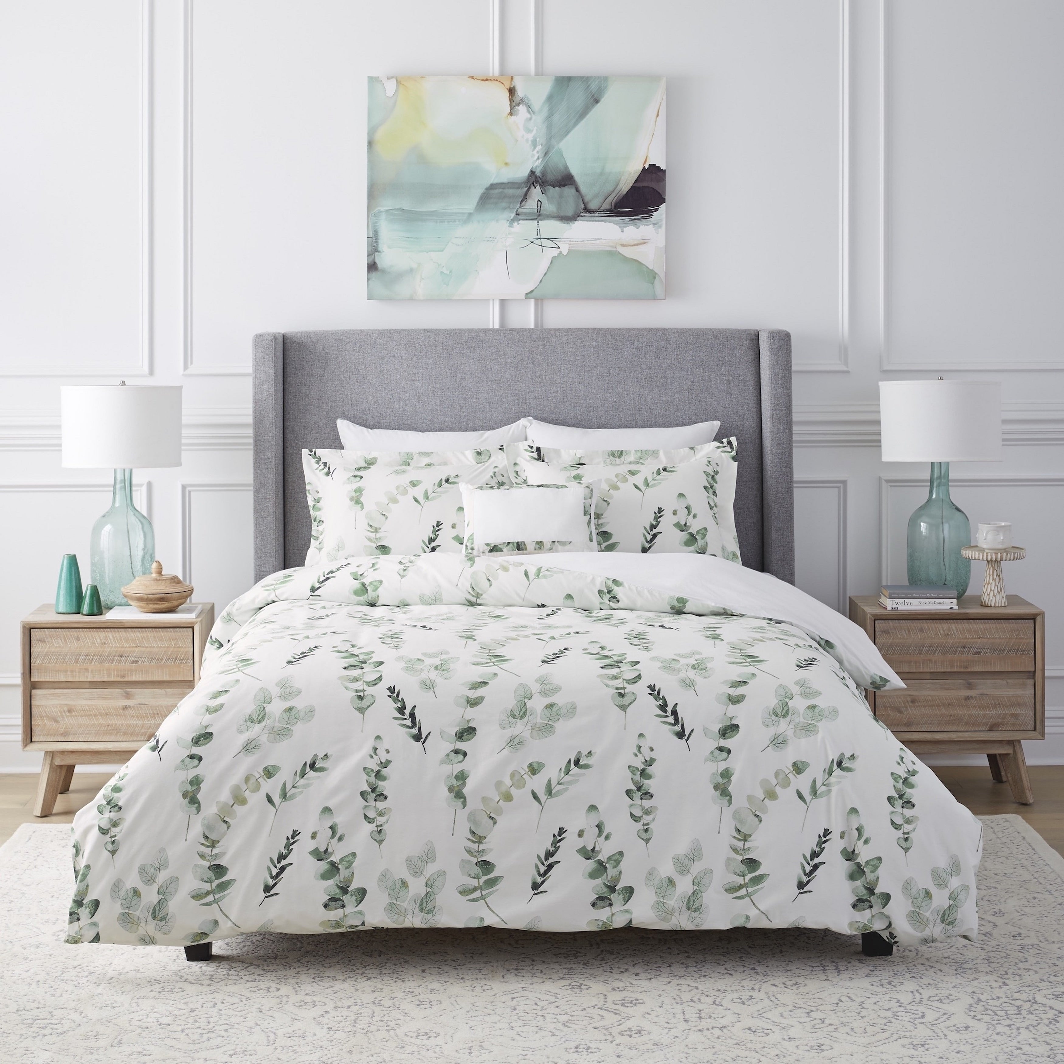 250Tc Eucalyptus Oversized Comforter Set Ensemble