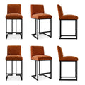25 Counter Height Upholstered Bar Stools Set Of 6