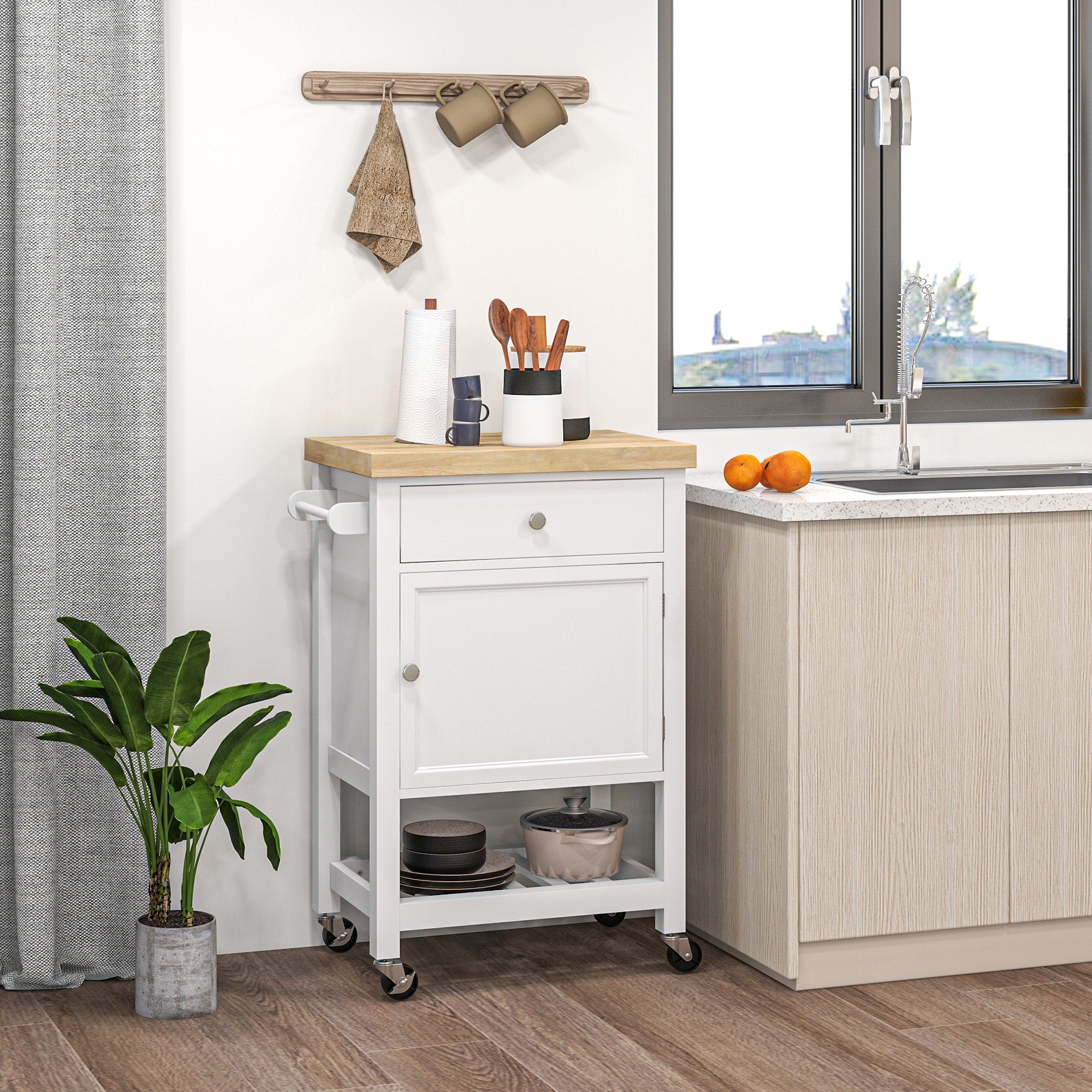 25 Rolling Kitchen Island With Open Shelf White Rolling Kitchen Island With Storage Drawer Cabinet