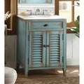 26 Benton Collection Abbeville Rustic Blue Bathroom Vanity