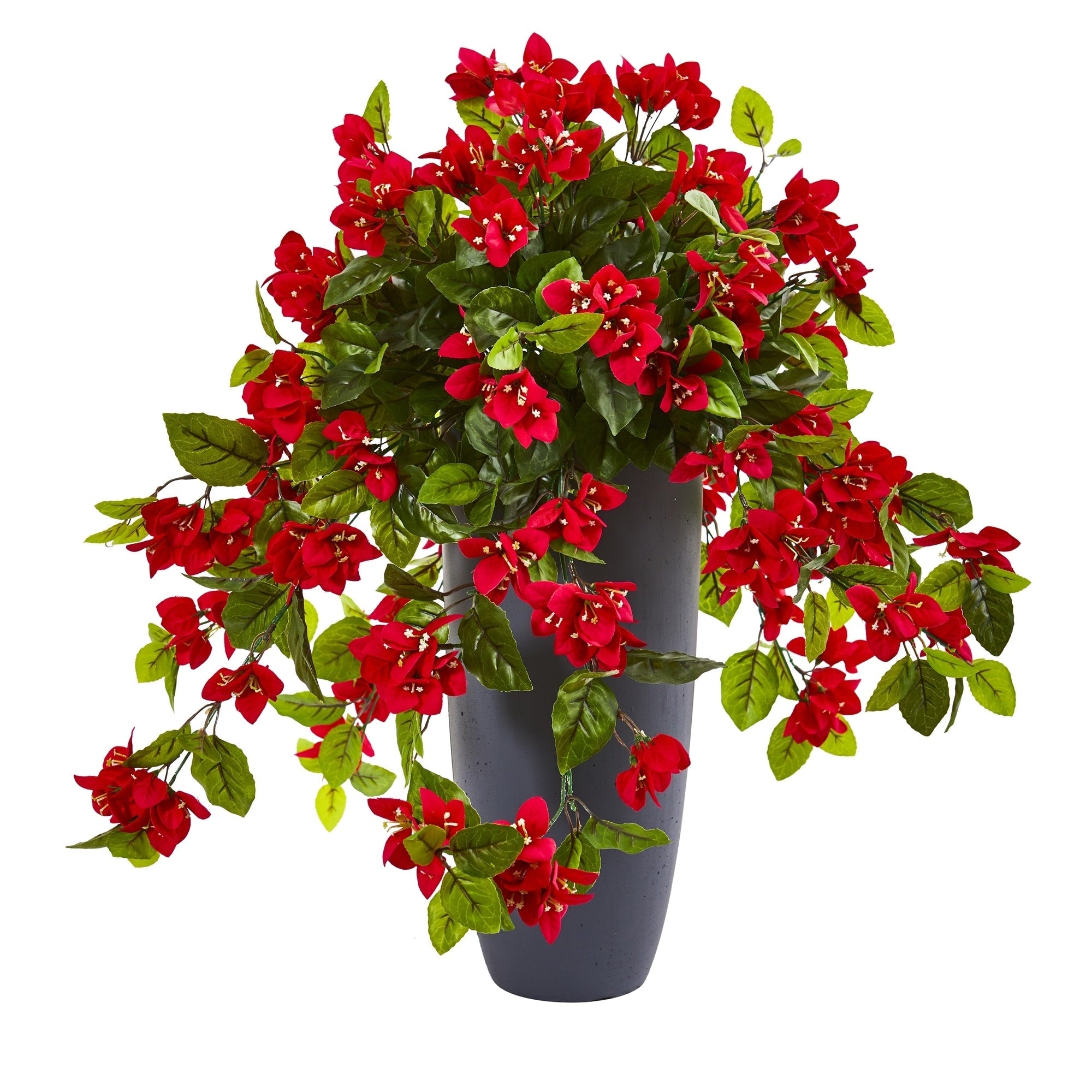 26 Bougainvillea Artificial Plant In Planter Uv Resistant Indoor Outdoor