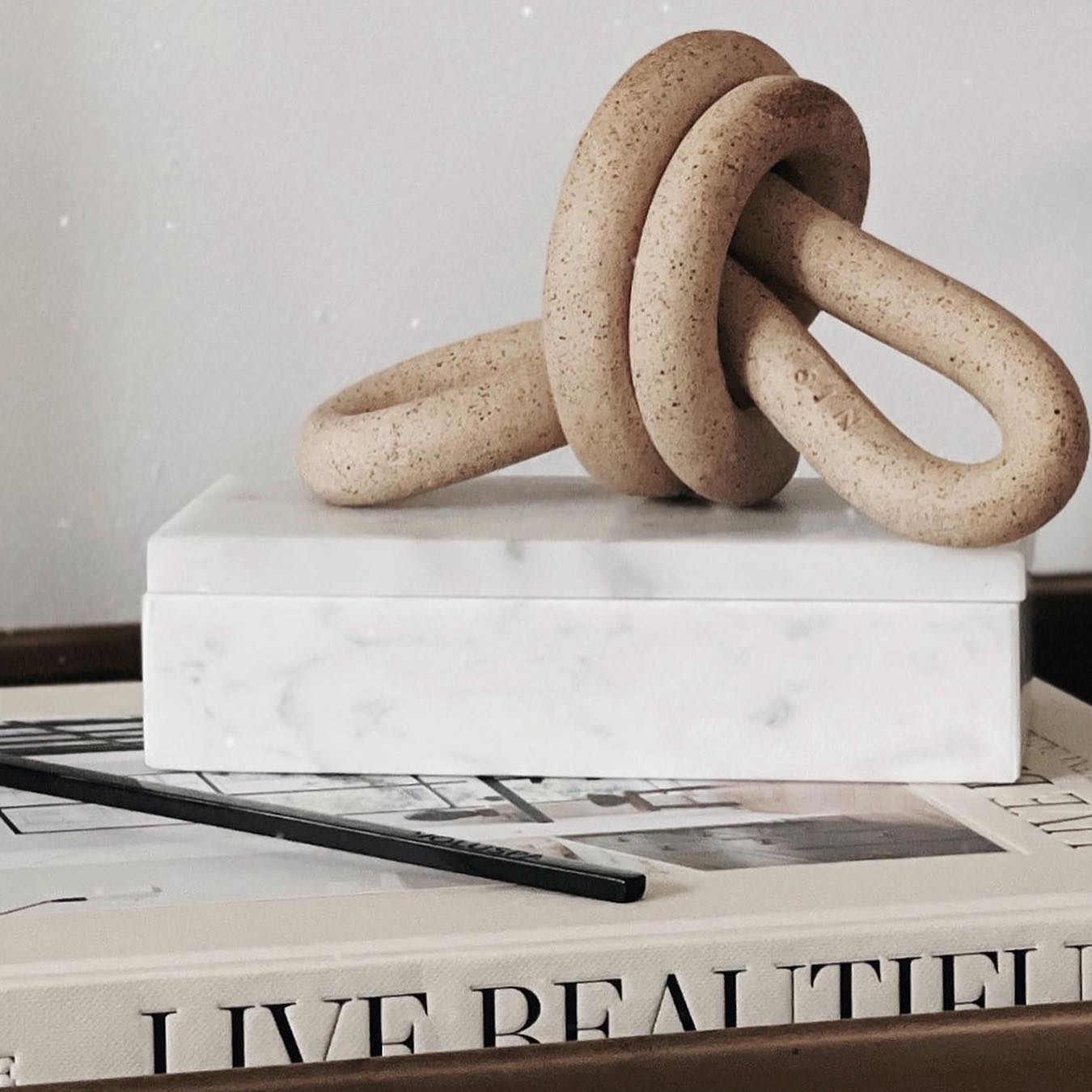 Large White Marble Box