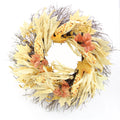 26 Artificial Indian Corn Husk Wreath For Festive Harvest