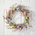 26 Iridescent Glitter Berry And Egg Wreath