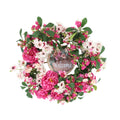 26 Peony And Cherry Welcome Wreath