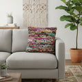 26 Rainbow Abstract Rag Floor Pillow Cover