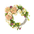 26 Spring Wreath With Dahlias And Ranunculus