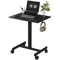 26 19 Carbon Fiber Middle Column Mobile Height Adjustable Desk Gas Spring Height Regulation Lockable Universal Casters