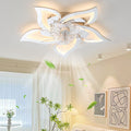 27 In Ceiling Fan With Lights Remote Contro Dimmable Led 6 Gear Wind Speed Fan Light