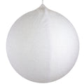 27.5 White Tinsel Inflatable Christmas Ornament Outdoor Decoration