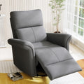 270 Power Swivel Rocker Recliner Chair For Adult Rocking Glider Nursery Recliner For Small Spaces Fabric Rocking Chair