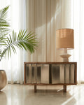 Rough Cast Brass Metal Indoor Planter Small