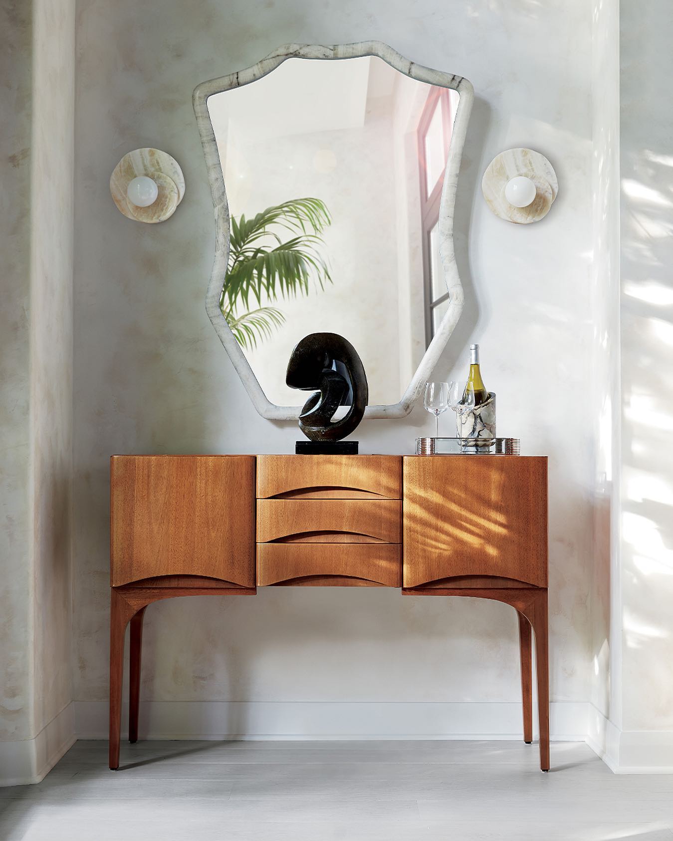 Onyx Framed Wall Mirror 36inx48in