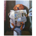 Dog Gone Funny Dog Wall Art Graphic Art Print On Wrapped Canvas