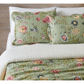 Edens Garden Floral 3 Piece Quilt Set
