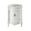 27 Benton Collection Hayman Victorian White Bathroom Vanity