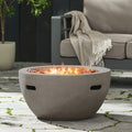 27 Bowl Shaped Mgo 40 000 Btu Fire Pit No Tank Cover