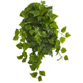 Nearly Natural Real Touch 28 Inch Deluxe London Ivy Hanging Bush Artificial Plant Set Of 3