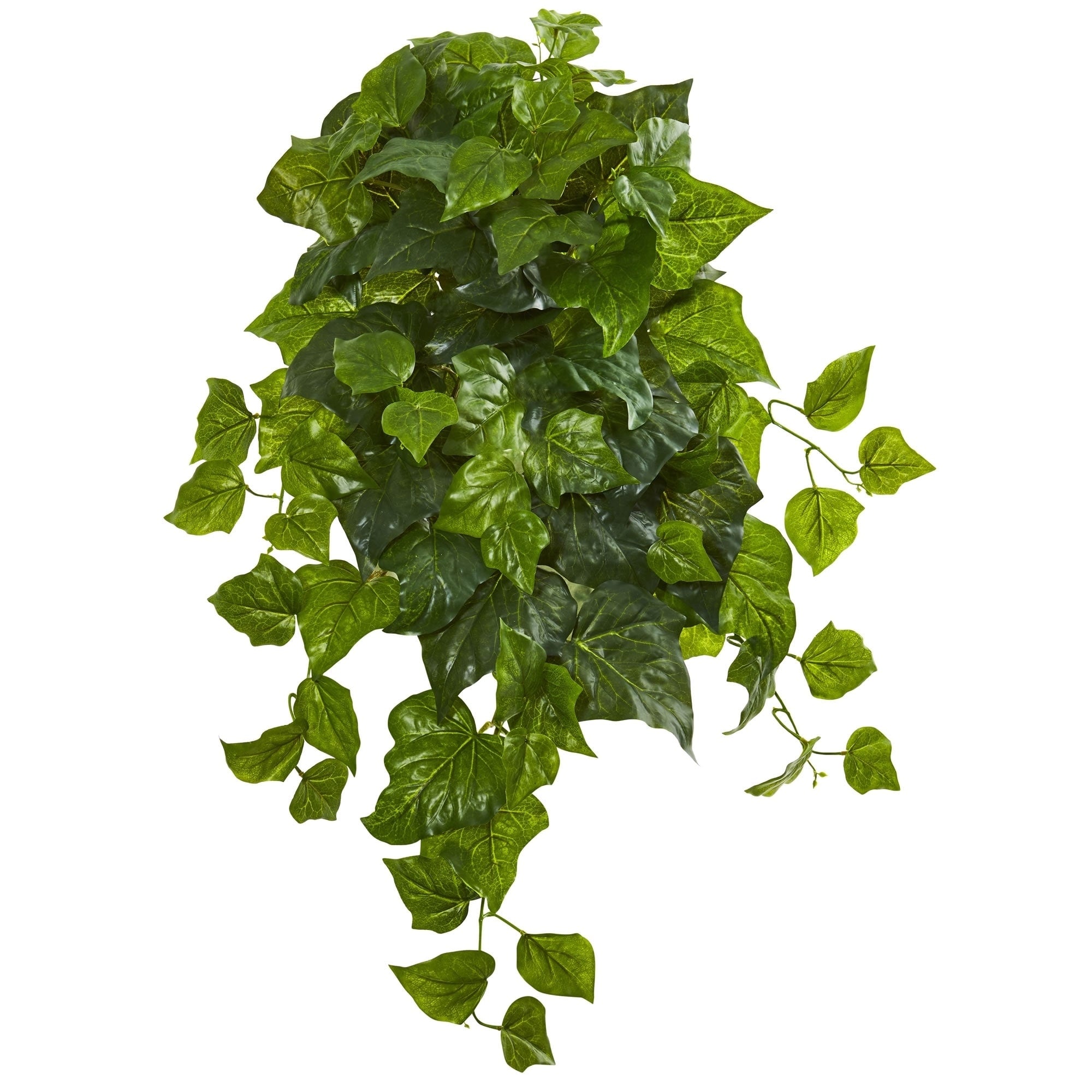 Nearly Natural Real Touch 28 Inch Deluxe London Ivy Hanging Bush Artificial Plant Set Of 3