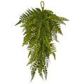 28 Fern Artificial Teardrop Set Of 2
