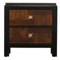 Patra Transitional Nightstand Acacia Walnut