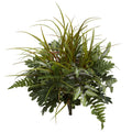 28 Mix Greens Artificial Plant Set Of 2 H 28 In. W 27 In. D 24 In