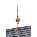 28 Morgana Pure Copper Finial With Decorative Copper Roof Mount