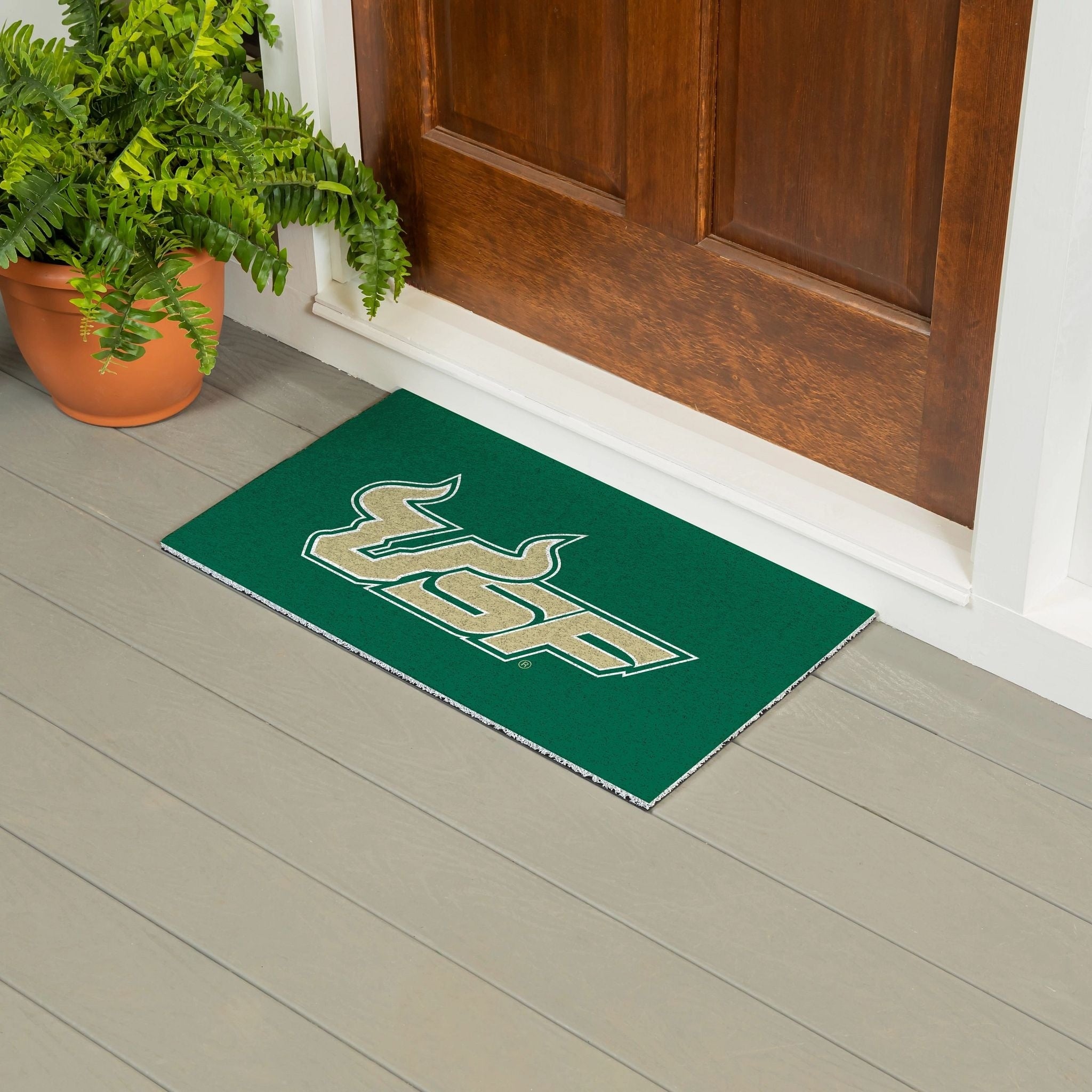 28 In. X 16 In. Full Color Pvc Door Mat University Of South Florida 28 X 16
