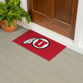 28 In. X 16 In. Full Color Pvc Door Mat University Of Utah 28 X 16
