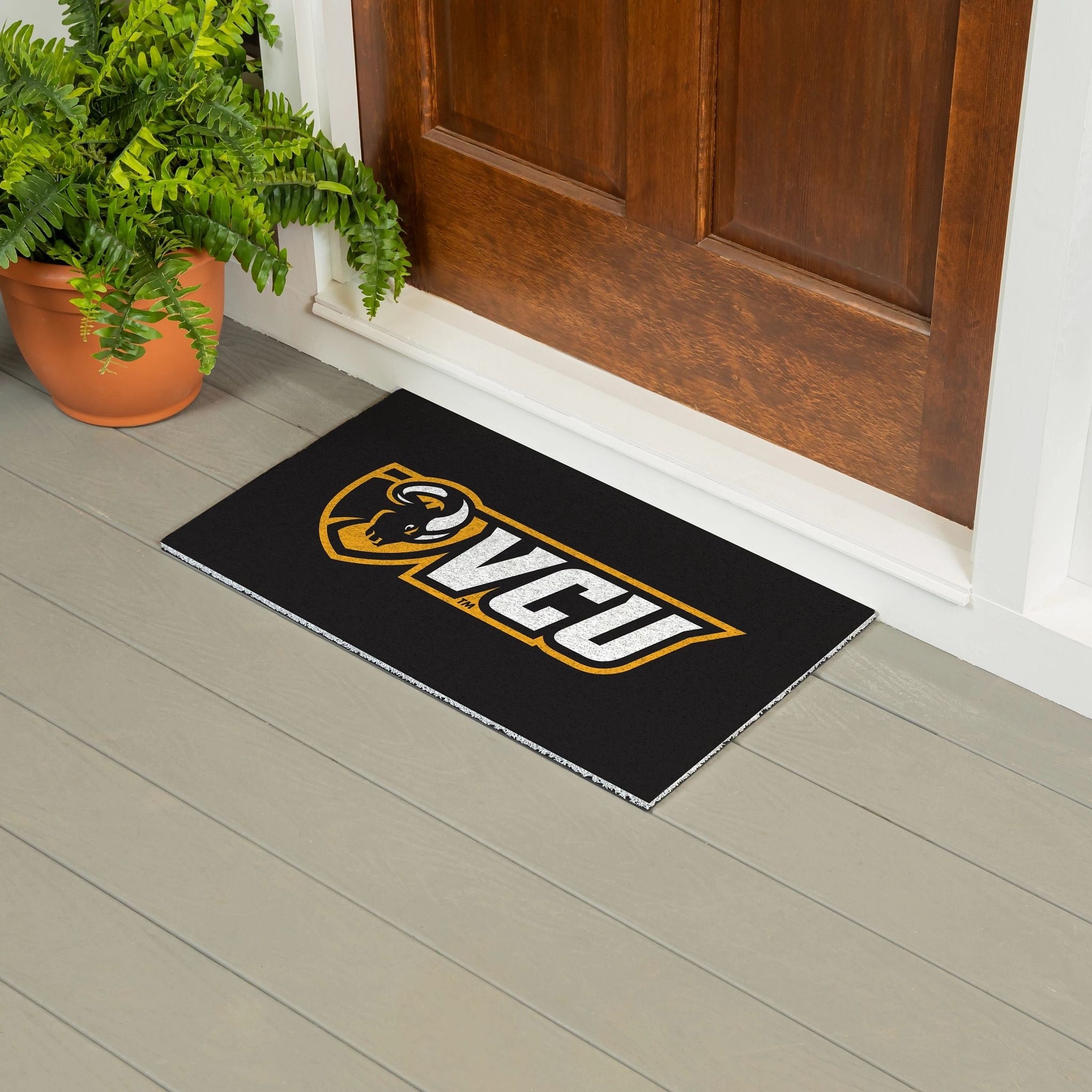 28 In. X 16 In. Full Color Pvc Door Mat Virginia Commonwealth University 28 X 16