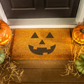 28 In. X 16 In. Jack O Lantern Halloween Coir Door Mar 28 X 16