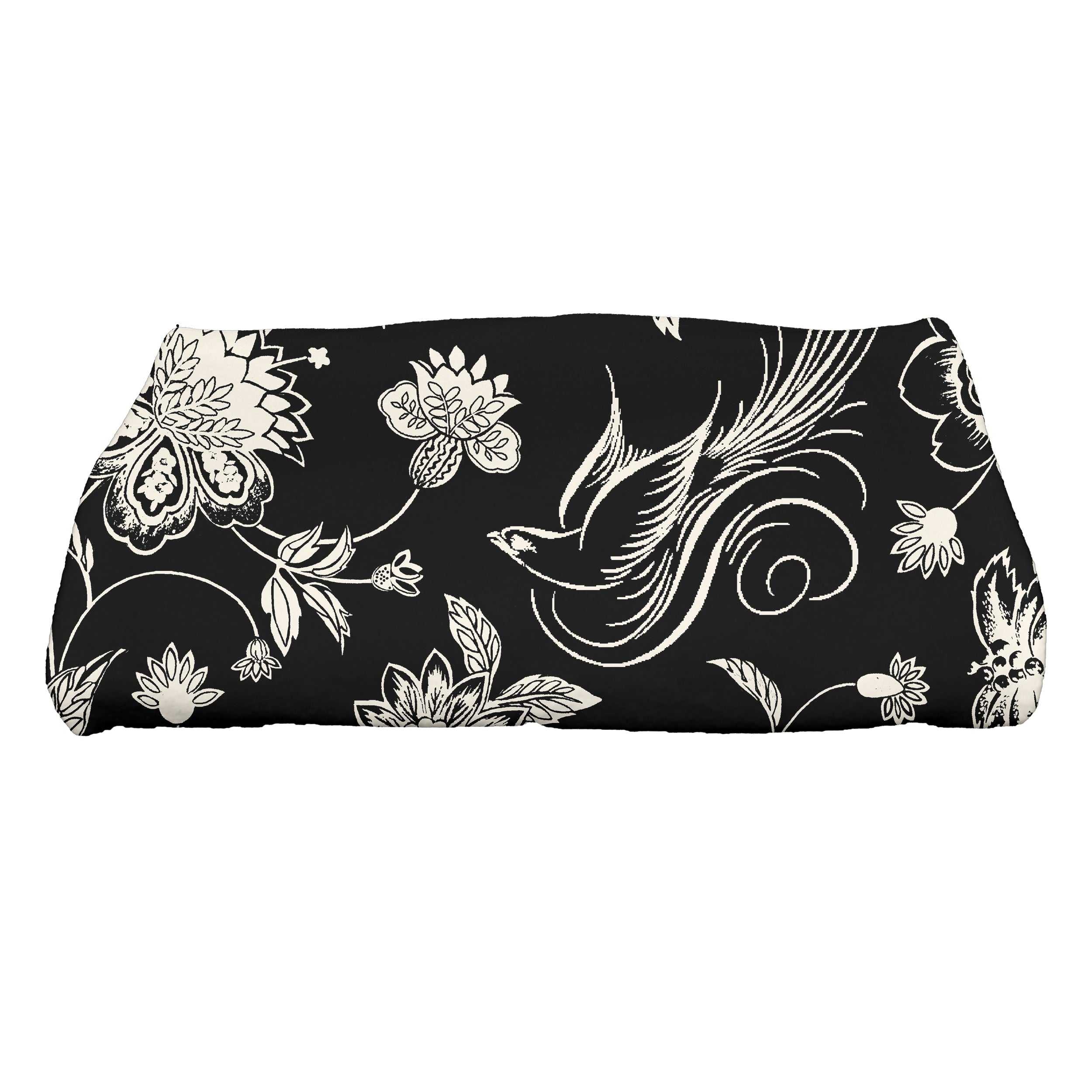 28 X 58 Inch Traditional Bird Floral Floral Print Bath Towel