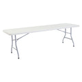 Blow Molded 30X96 In Lightweight Folding Tables Pack Of 10