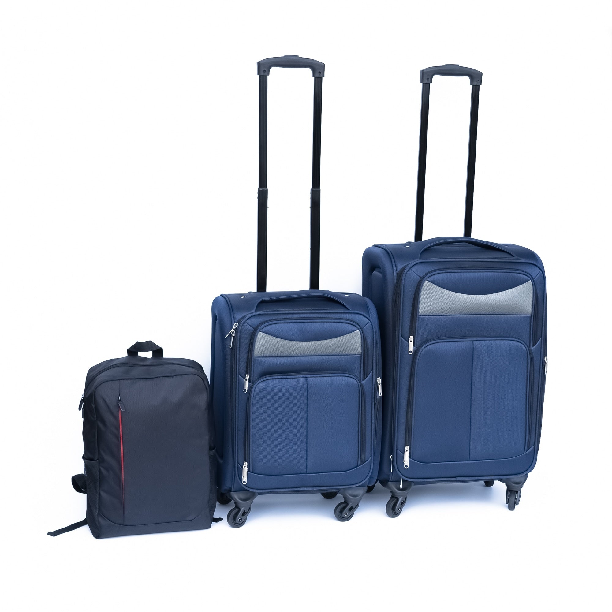 20 24 Travel Case Two Piece Suitcase Set Oxford Trolley Case Without Password Lock Universal Wheel Oxford Cloth Backpack